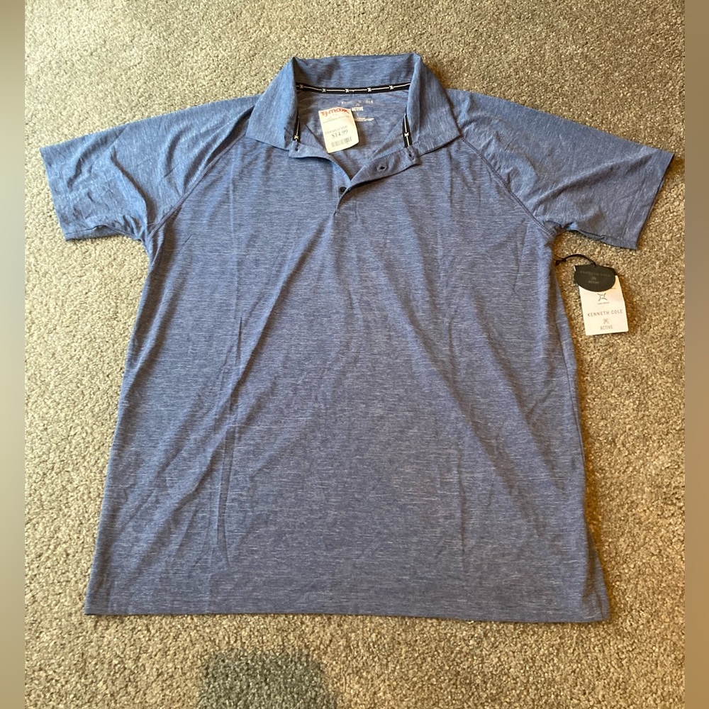 NWT Kenneth Cole Active Polo shirt